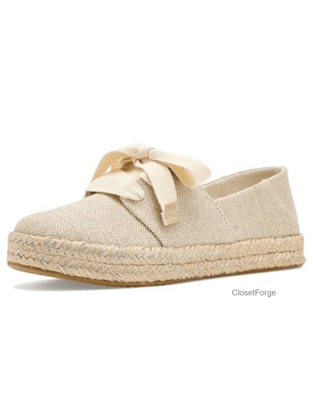 TOMS Carolina Lace-Up Flatform Espadrille